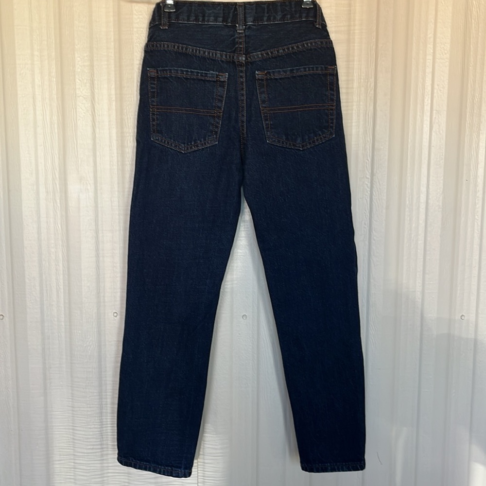 THE CHILDRENS PLACE Straight Leg Jeans -‎ Dark Blue Boys 8 - Picture 3 of 4